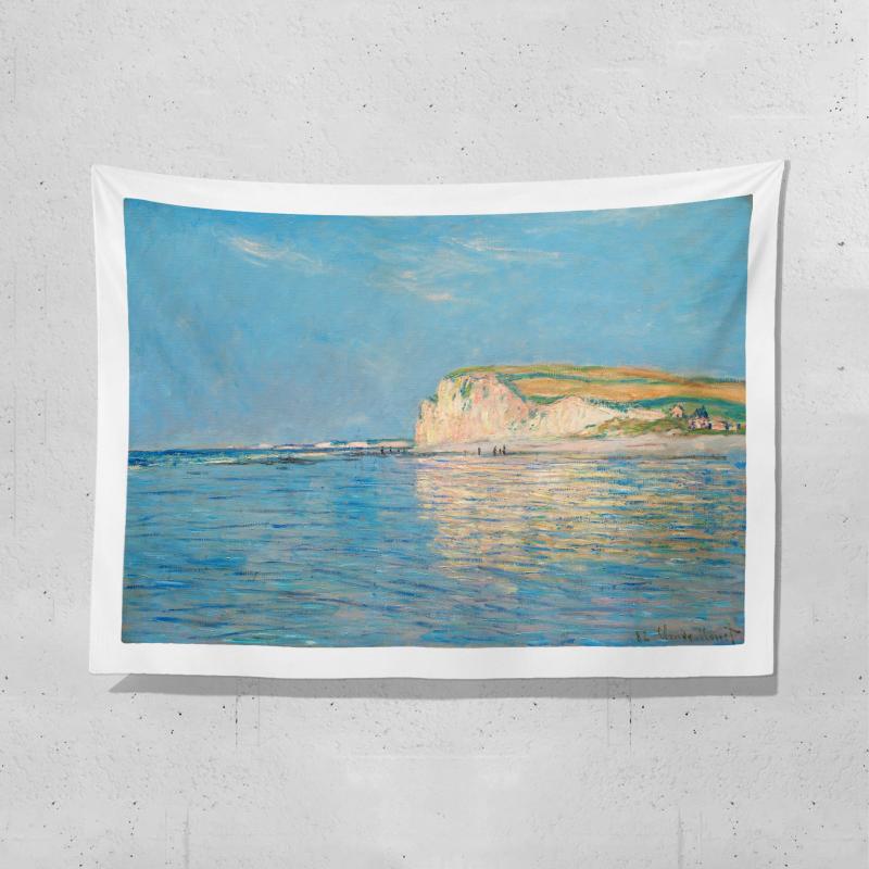 Ibell Coast Foreign Trade Art Hanging Cloth Monet Oil Painting Tapestry Wall Decoration Cloth Dormitory Bedroom Background Cloth Ibell Coast Foreign Trade Art Hanging Cloth Monet Oil Painting Tapestry Wall Decoration Cloth Dormitory Bedroom Background Cloth