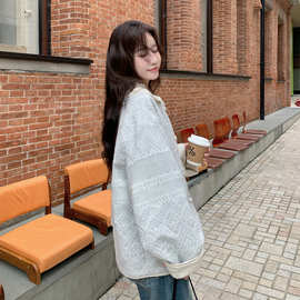实拍浅灰色独特好看设计感刺绣棉服女2026冬季小个子洋气减龄棉衣