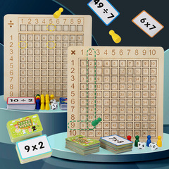 Children's Board Game Toy Multiplication and Division Number Operation Game Kindergarten Students Brain Teaser Math Teaching Aid Magical Tool