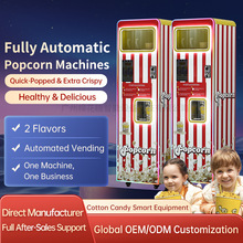 Fully Automatic Popcorn Machine Automated Vending Equipment