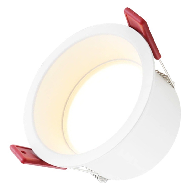 Sin iluminación de la lámpara principal lado estrecho downlight luz de lujo hogar incrustado taza profunda antideslumbrante sala de estar proyector de techo
