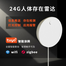 涂鸦人体存在传感器24G毫米波雷达Zigbee感应开关智能家居传感器