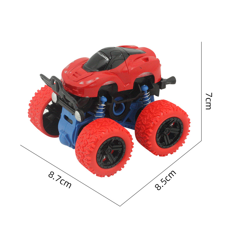 Juguete para niños tracción en las cuatro ruedas truco de inercia modelo de vehículo todoterreno niño juguete graffiti puesto de coche resistente a la caída al por mayor