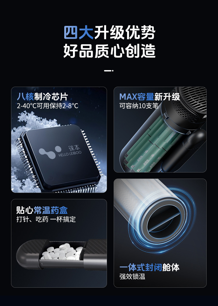 Insulin Refrigerator Portable Rechargeable Drug-specific Car Mini Refrigerator Airplane Refrigeration Cup