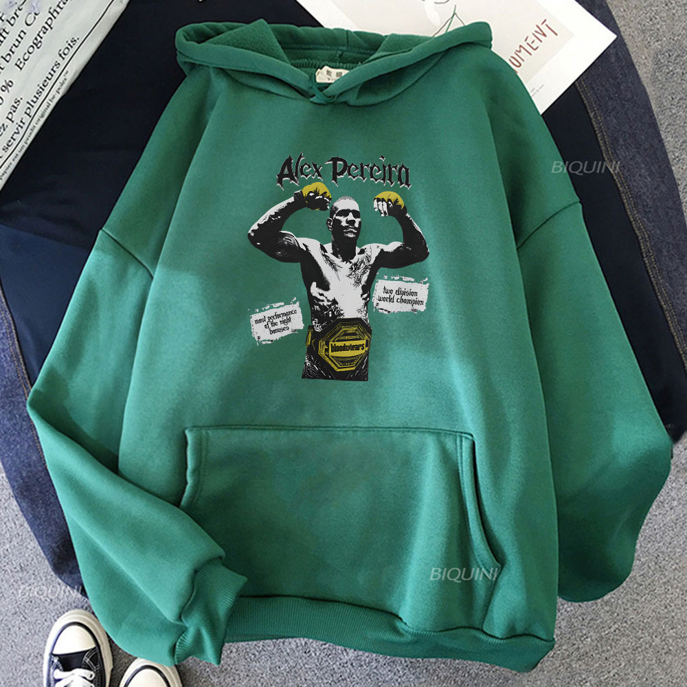 Setwear Gráfico Alex Pereira Hoodies Long Sleeve Winter