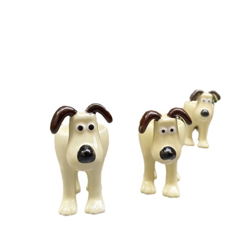 Personalized retro puppy, lamb, egg tray, ceramic tableware, egg cup, home cute ornaments, dolls, grocery store