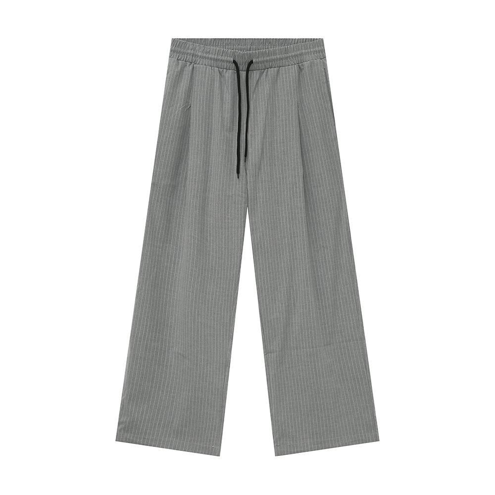 MTLCLOTHES Hombres| 2024 otoño nuevos productos de estilo coreano chaqueta cardigan rayas pantalones largos traje casual