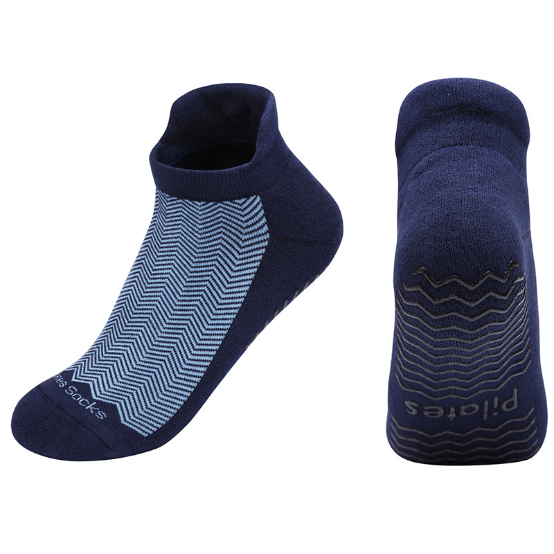 [Artículo de alta demanda] Calcetines de yoga antideslizantes para entrenamiento de Pilates en estudio profesional, de tela de rizo peinado, para hombres y mujeres