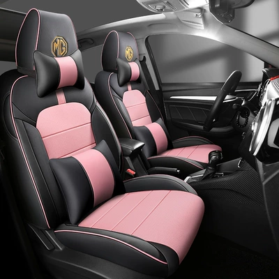 New Model Mg Zs Special Car Modelə uyğun (Original) oturacaq örtükləri - black-pink-deluxe-edition-please-specify-the-vehicle-model-and-configuration-in-the-order-notes