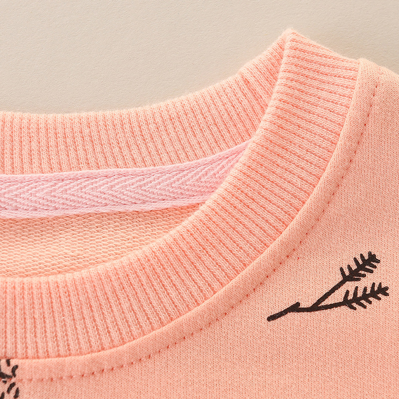 Sudadera niño 2024 otoño estilo europeo estampado manga larga​