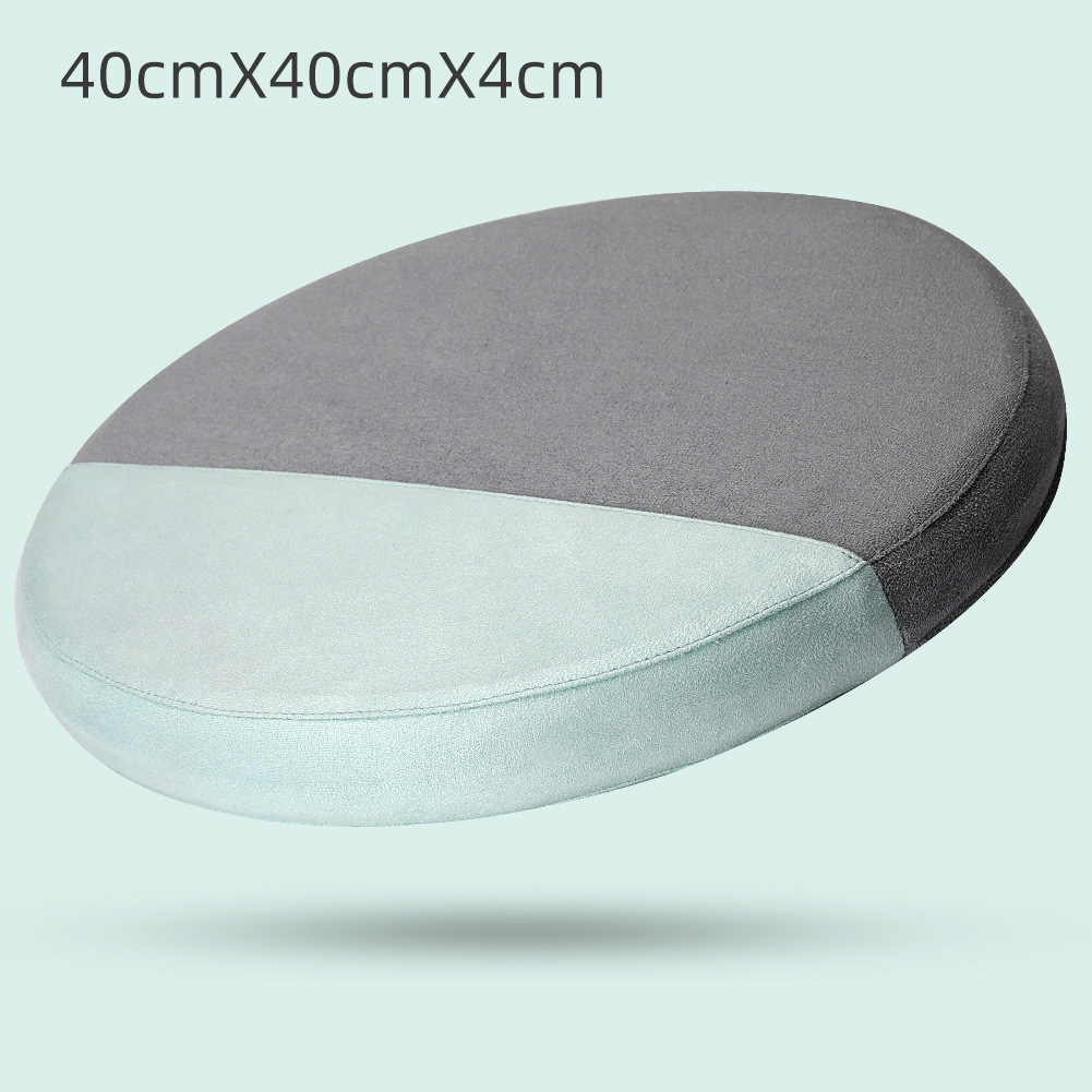 큰 둥근 라이트 그레이 + 콩 녹색