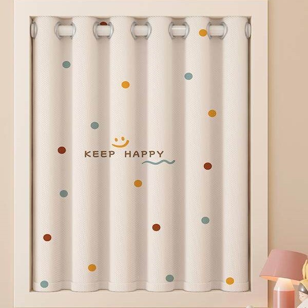 Children's room blackout curtains, no-drill installation, for boys' and girls' bedroom small windows, fabric curtains for bay windows, sunshade and sun protection curtains Children's room blackout curtains, no-drill installation, for boys' and girls' bedroom small windows, fabric curtains for bay windows, sunshade and sun protection curtains
