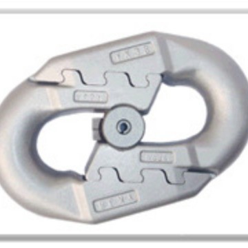 矿用弧齿环刮板机配件起重连接环合金钢镀漆扁平式锯齿环耐磨