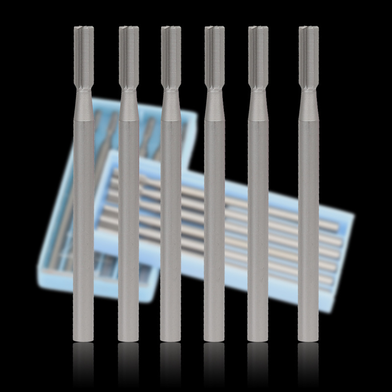钨钢单齿圆头直牙针钨钢雕刻刀头核雕橄榄雕刻钻头微精雕圆刀牙针