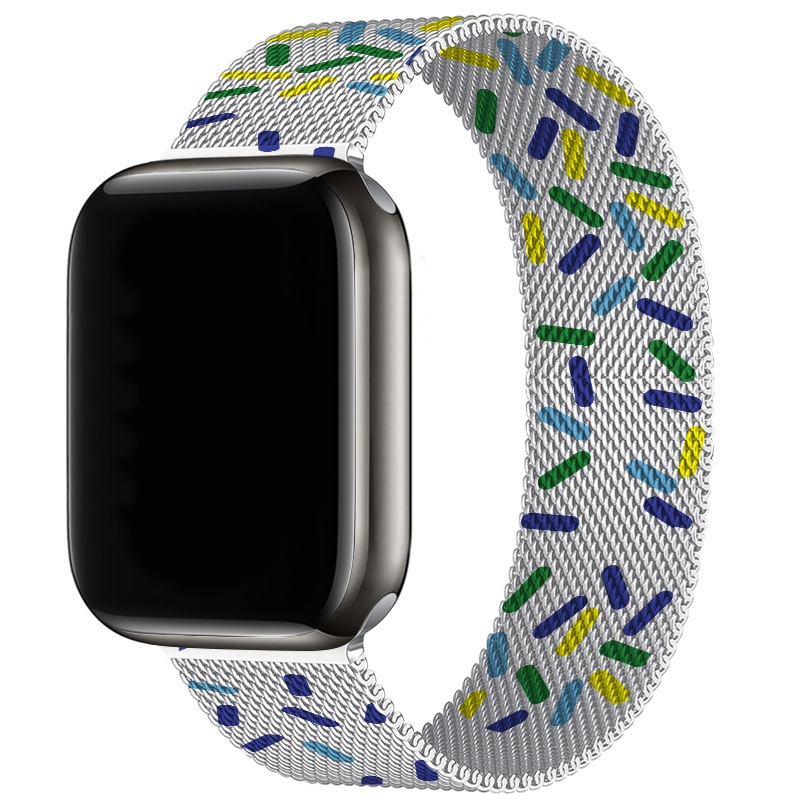 Aplicable Ultra2 Apple Apple Watch Milannis pulsera de acero inoxidable hebilla de absorción s10 pulsera