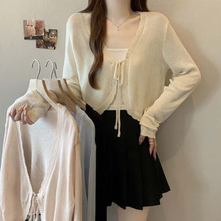 2025 New Summer Style Hollow Lace Lace Ice Silk Sun Protection Shirt Women's Large Size Versatile Slimming Blouse Top