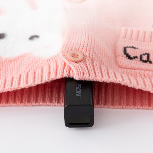 Soft A-class girls' vest with cartoon cute baby vest for spring and autumn, knitted baby vest with floral patterns