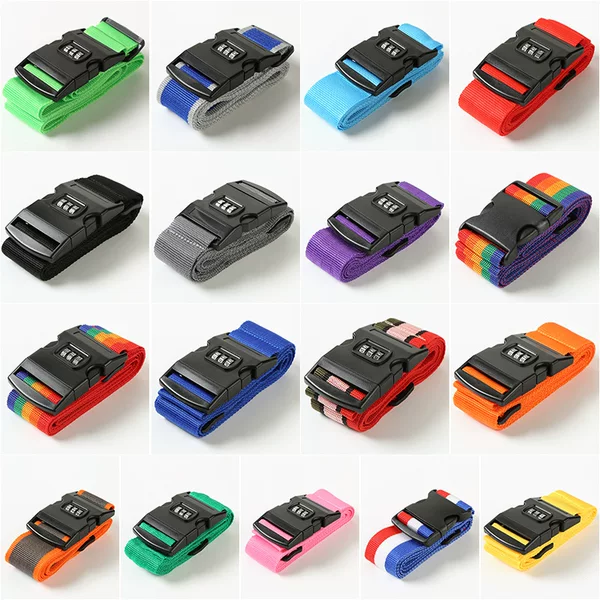 Luggage Strap, Flat Luggage Strap, Password Packing Strap, Luggage Binding Rope, Fixed Luggage Strap, Trendy