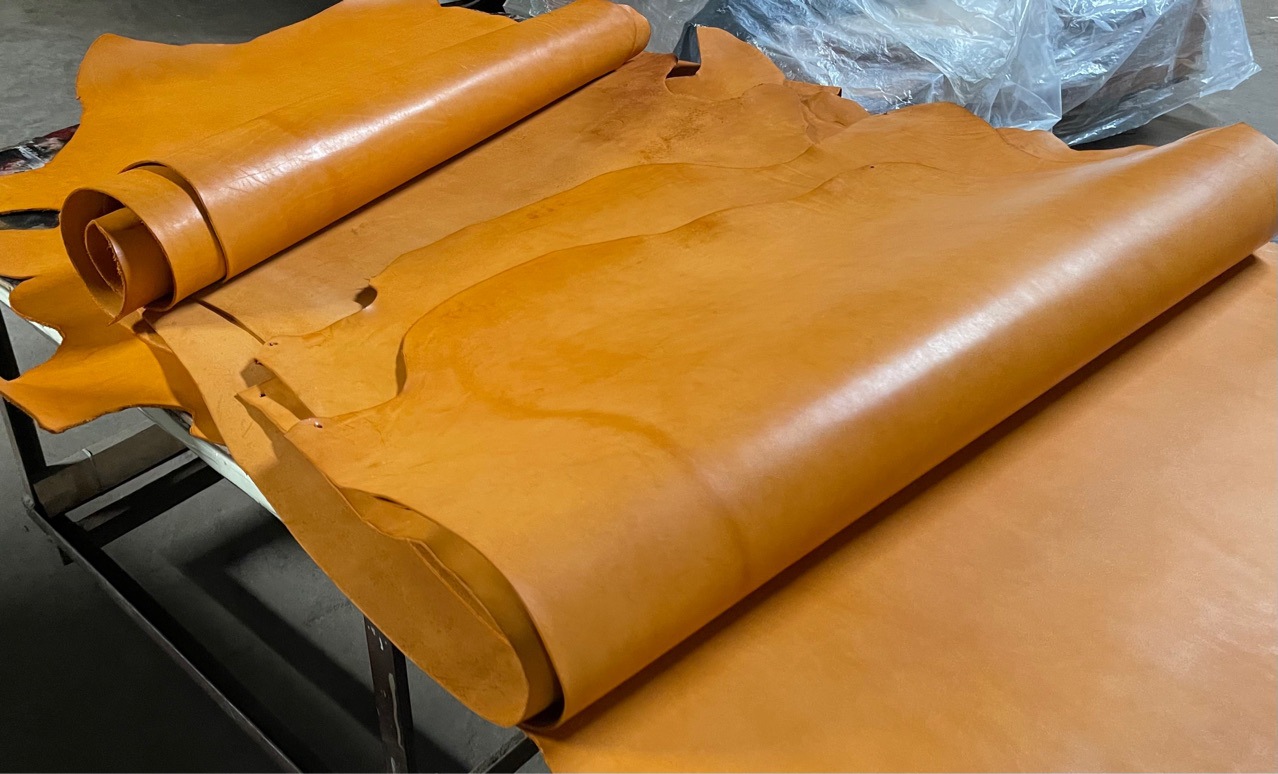 蜜蜡黄本染树膏皮植鞣革2.5/3.0/4.0mm 不同厚度颜色现货雕刻皮