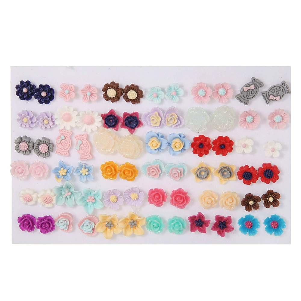 Д Earrings, fashionable lanyard holder, 100 pair, Korean style, simple and elegant design