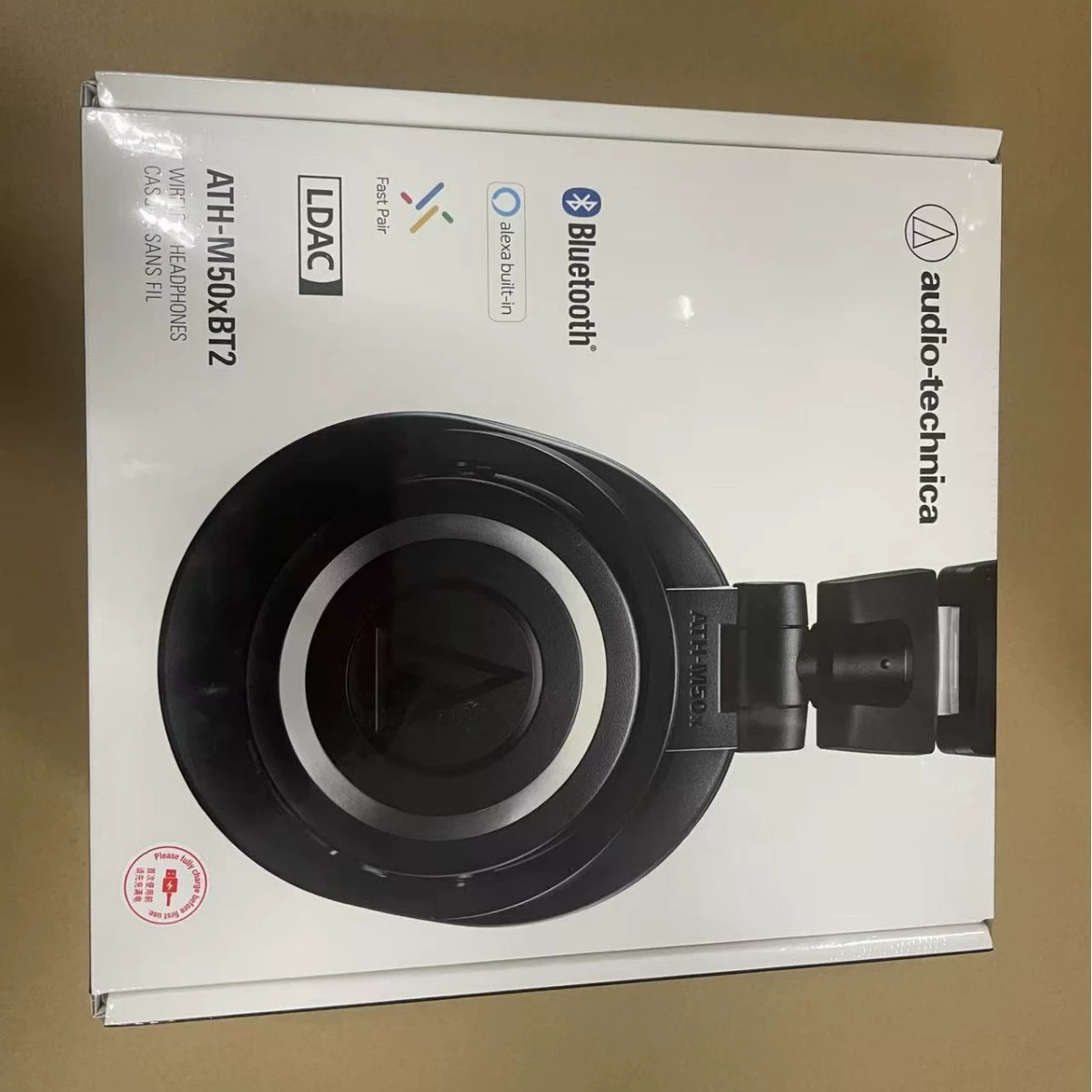 Гарнитура Audio-Technica M50xBT2 с наушниками без проводов, BT монитор HiFi звук профессиональная direct