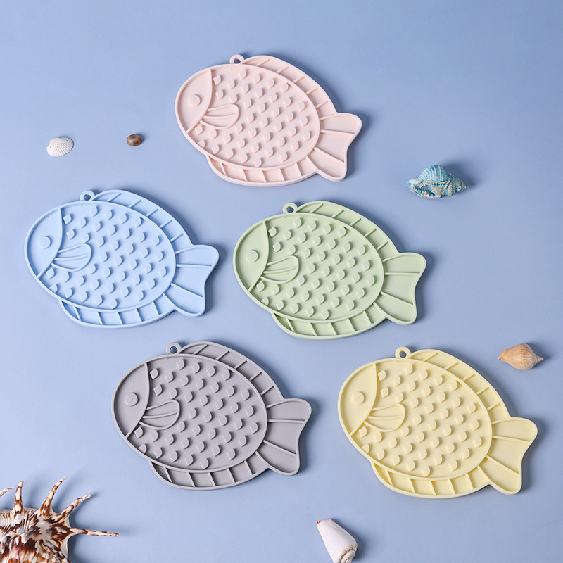 Cross-border new pet silicone licking mat pet food utensils cat and…