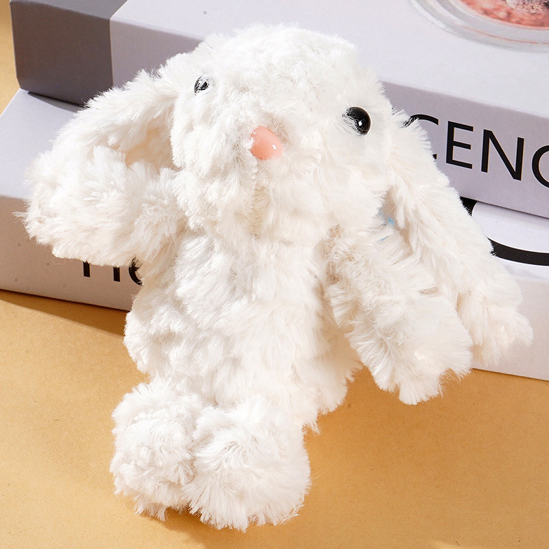 かわいい垂れ耳ウサギぬいぐるみクリエイティブ長耳ウサギ人形ウサギキーホルダーペンダントバッグペンダント|undefined