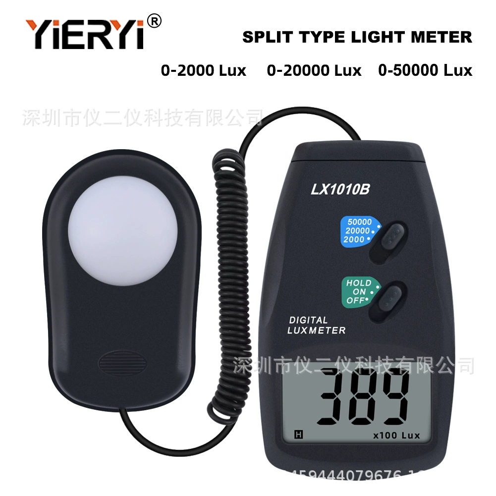 Внешняя торговля Горячая Распродажа портативный измеритель освещенности LX1010B измеритель яркой освещенности электронный цифровой дисплей сплит-фотометр