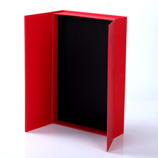 Customized Unique Design Luxury Notebook Pen Medal Year-End Business Gift Box Red Double Door Book-Shaped Box