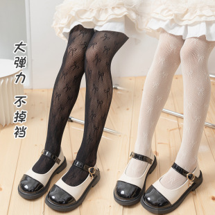Children's socks pants summer thin stockings small scissors net stockings white dance socks high elastic summer mosquito resistant socks pants 2023 new