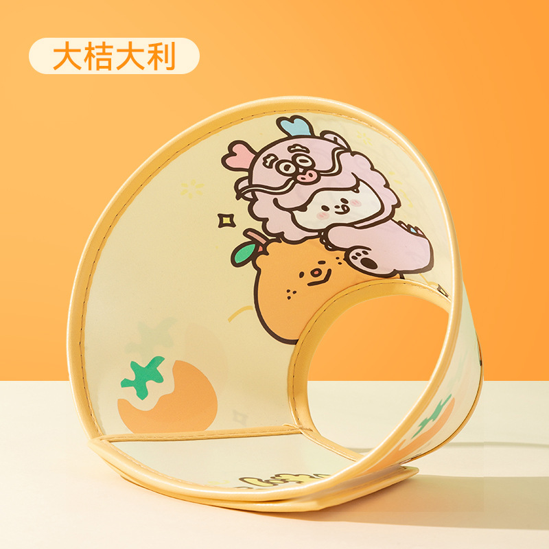 Gato auspicioso anti-mordura anti-lamida PVC Elizabeth collar perro post-operatorio collar impermeable para mascotas esterilización collar