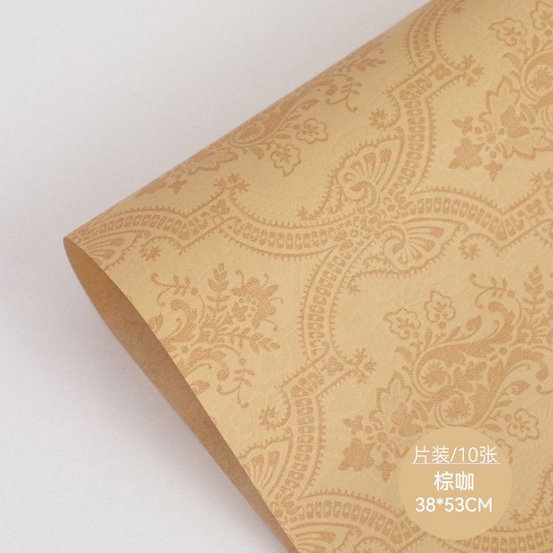 Los siete colores cordier barroco papel de embalaje de flores de papel especial de papel de embalaje de flores materiales de florista