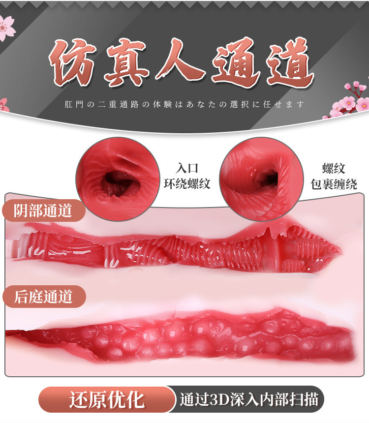 Mystery Hoshimiya Yukina Impression Manual Masturbator in TPE, Skin Tone — detail image 12
