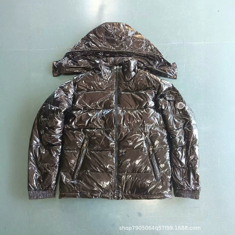 Foreign trade wholesale: Same style down jacket as worn by celebrity Eason Chan, short men's thickened warm coat, Moncler Maya Foreign trade wholesale: Same style down jacket as worn by celebrity Eason Chan, short men's thickened warm coat, Moncler Maya