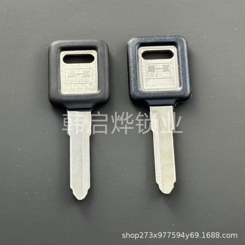 Подходит для мотоциклов Kawasaki ZZR250, ZZR400, ZXR250, Xifeng: прочный ключ/заготовка для замка мотоцикла