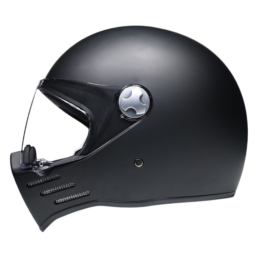 Casco retro para hombre, casco completo de crucero, caballero fantasma, personalidad, esqueleto, cuatro estaciones, coche eléctrico ligero