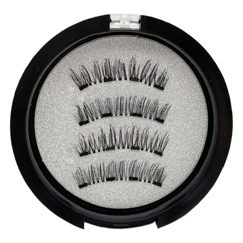 Pequeño diablo pestañas falsas magnéticas nuevas pestañas magnéticas naturales con clip traje japonés, coreano, europeo y americano popular