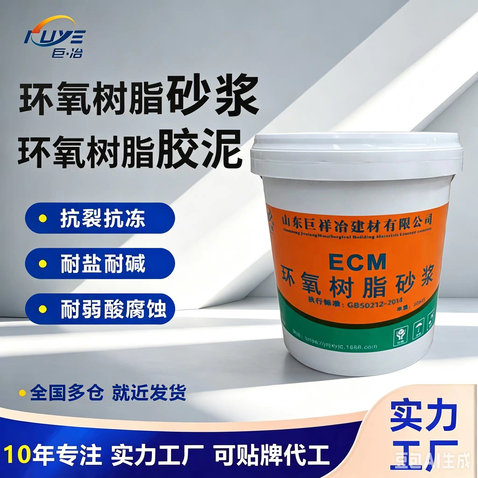 Epoxy resin repair mortar high strength concrete bridge tunnel acid…