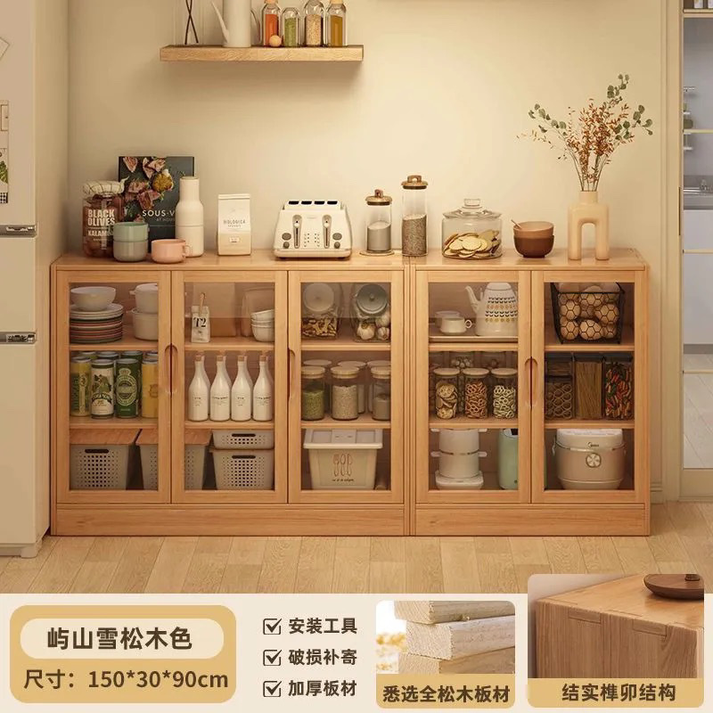 無垢材の本棚収納キャビネット一体型壁ドア防塵収納キャビネットホームベッドルームベッドサイド|undefined