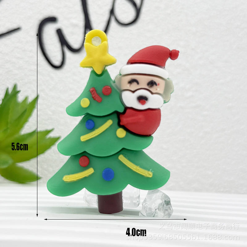 クリスマスキーホルダー人形ペンダントサンタクロースキーホルダー小さなペンダントサンタクロースクリスマスツリーギフト|undefined