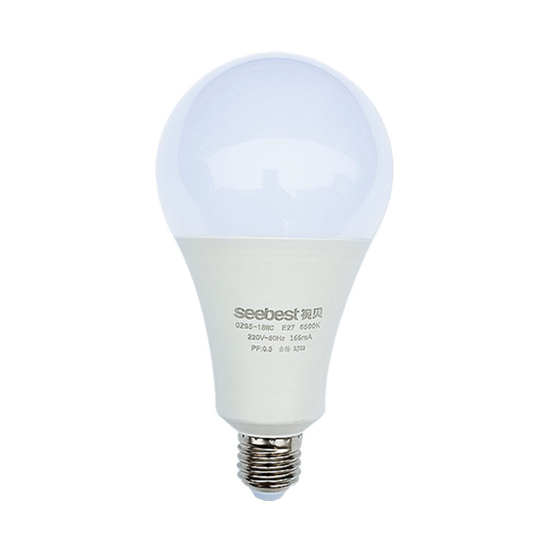 Shibei bombilla LED E27 tornillo bombilla de luz blanca hogar Super brillante 15W18W preciosa visión de ahorro de energía bombilla de iluminación de la lámpara