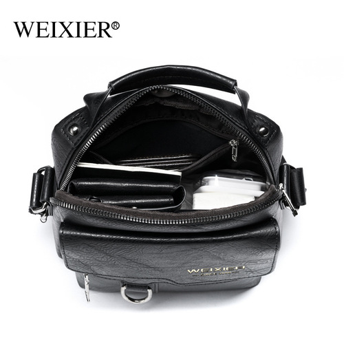 Men's Crossbody Bag High-End Men's Single Shoulder Bag Retro Business Backpack Men's Bag Casual Crossbody Bag Single Shoulder Bag