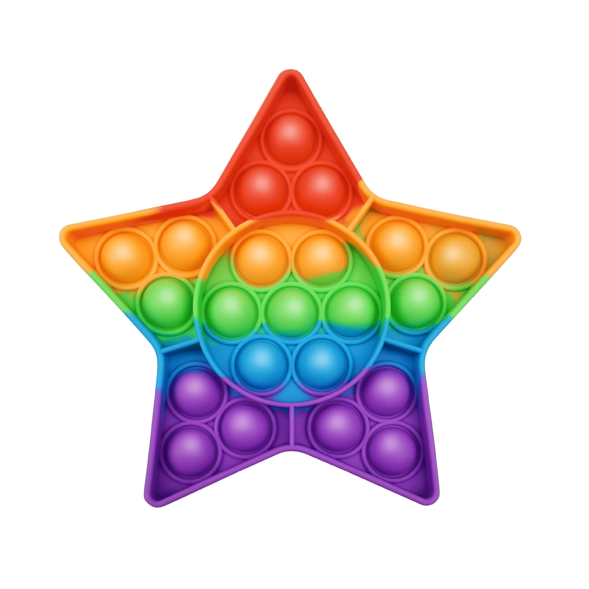 Spot 12cm Rainbow Rat Pioneer Silicone Presione Music Puzzle Pioneer Puzzle Bubble Music