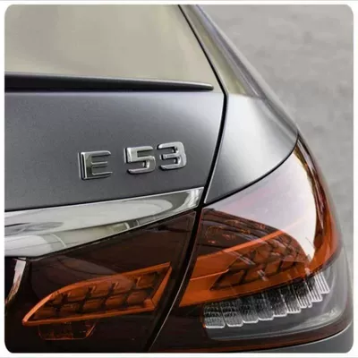 Car logo – emblem, rear badge, E/C-Class - standard-e53-original-car-original-model