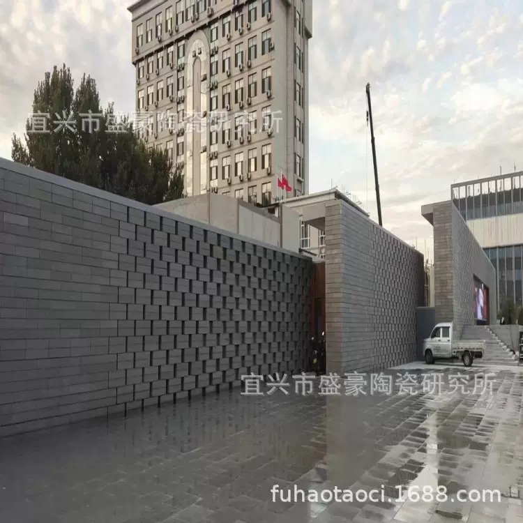 干挂陶土砖空心隔墙砖外墙多孔砌块镂空砖可安装轻质轻质高强