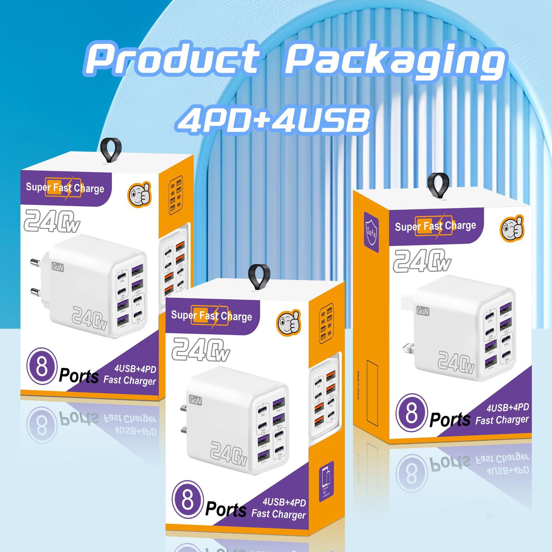 Multi-port Usb Wall Charger With Fast Charging Pd Technology_voghion.com