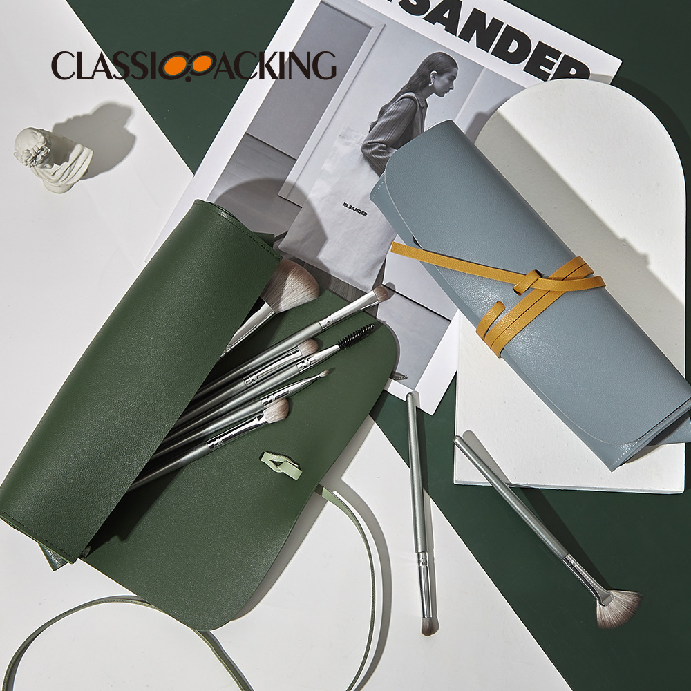 2025 bolsa de cosméticos japonesa estilo ins bolsa de almacenamiento de belleza simple coreana lápiz de cejas portátil sombra de ojos bolsa de almacenamiento de cepillo