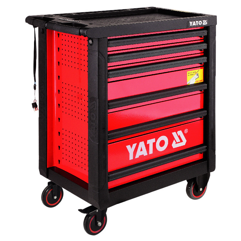 易尔拓抽屉式工具车多功能汽车维修美容设备推车间汽修移动工具箱