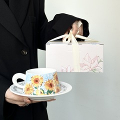 コーヒーカップ皿セットギフトボックスオープンイベントカップ会社周年慶新婚プレゼント誕生日プレゼント