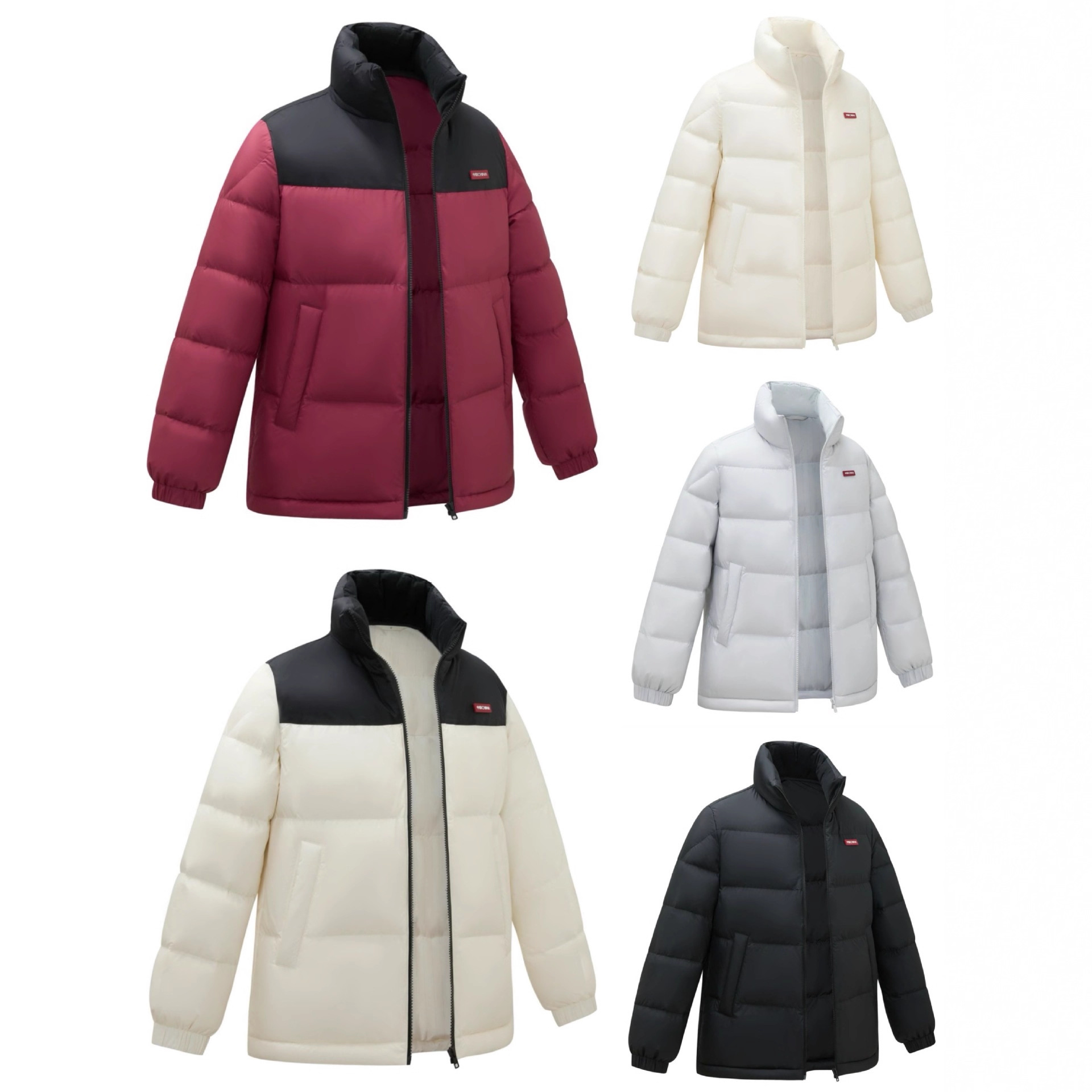 鸭鸭同款羽绒服男女同款新国标90绒2025年冬季新款防风情侣款外套